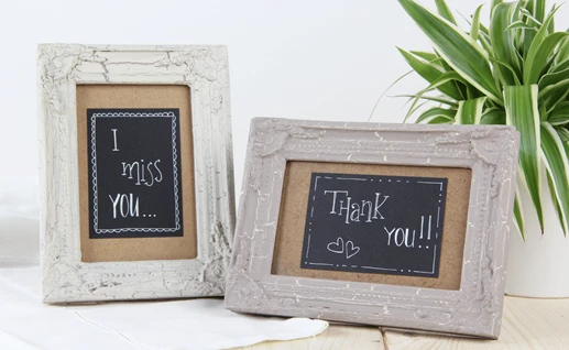 Upcycle old picture frames