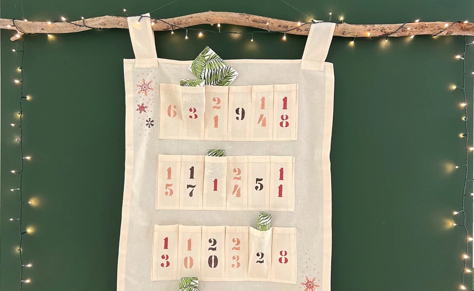 DIY textile advent calendar