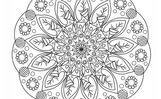 Flower Colouring Page