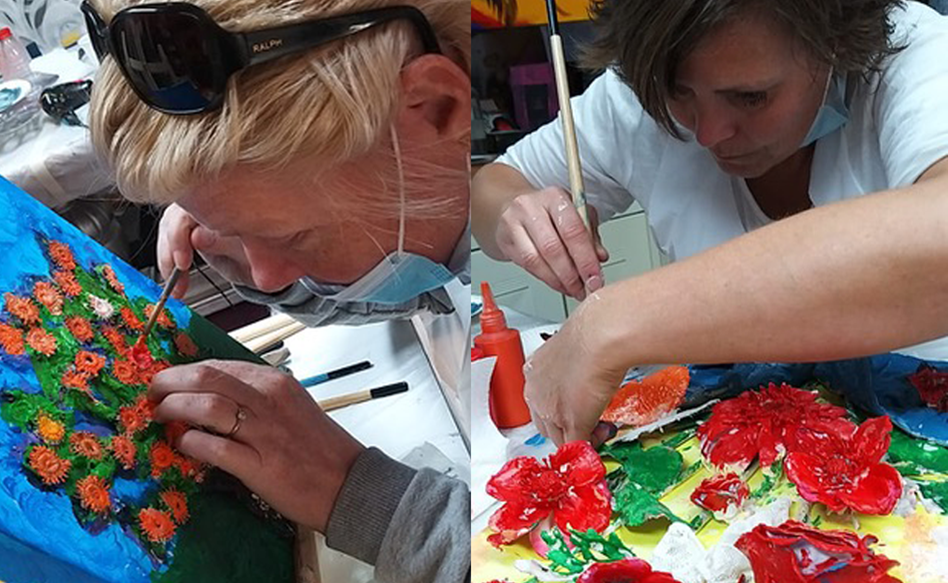 Making 3D art with blind and partially sighted people