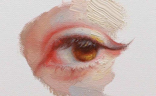 Ein Auge malen