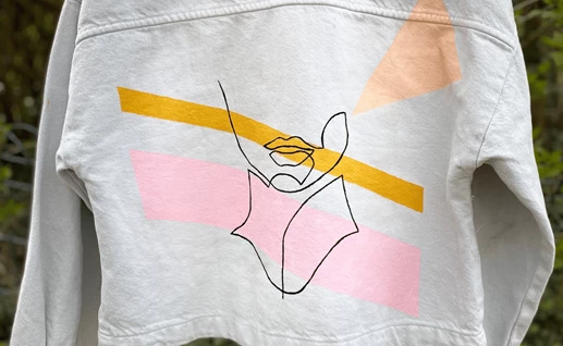 Upcycle your clothes with Line Art