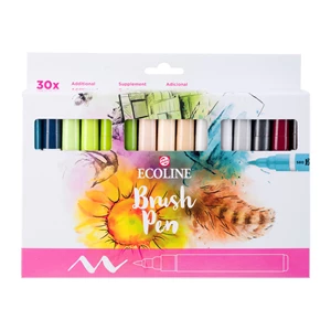 Ecoline Brush Marker Set, 30-Colors