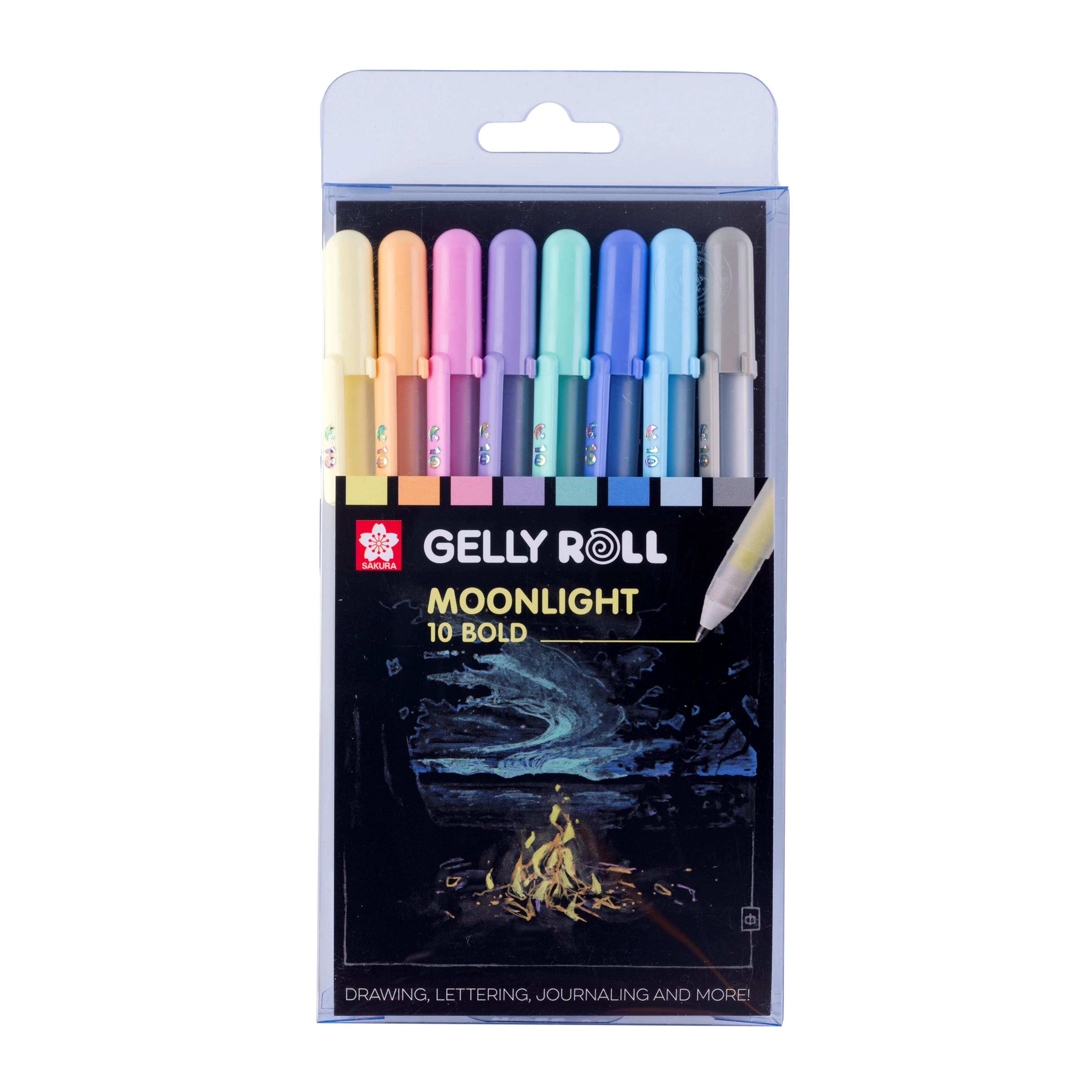 Sakura Gelly Roll Moonlight Pens - Pastel, Set of 10, Bold