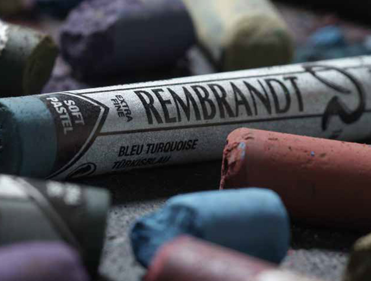 ideal para el fondo Rembrandt france import Caja 15 pastel Rembrandt suaves Selección de tonos oscuros 